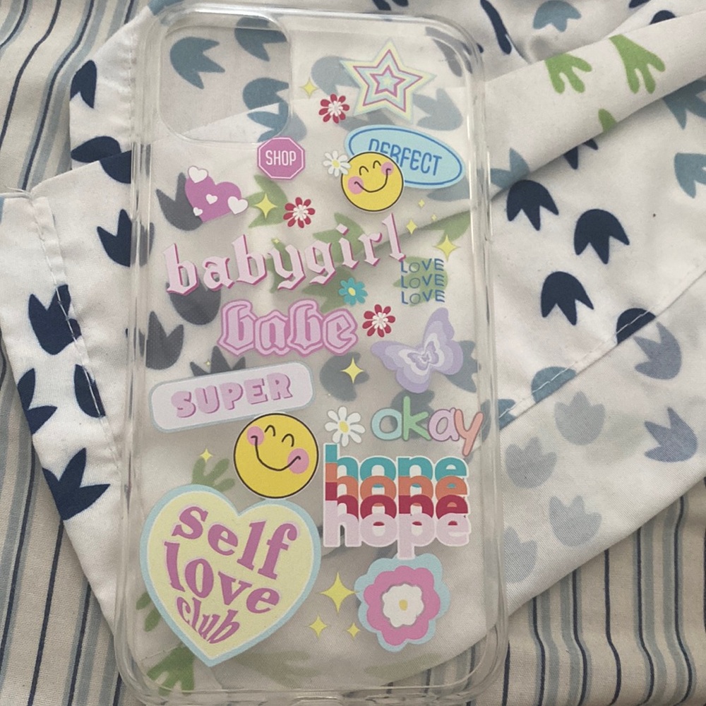 Trendy Stickers iPhone 11/XR case